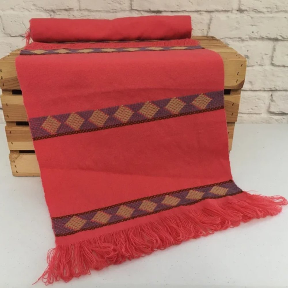 Handmade Mexican Hand Embroidered Table Runner - Camino de Mesa
